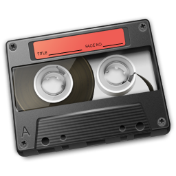 Cassette Red Icon 256px png